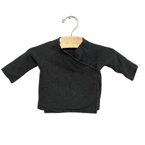 Pequeno Tocon Baby Shirt Sweater 6-9 Months Grey 100% Cotton